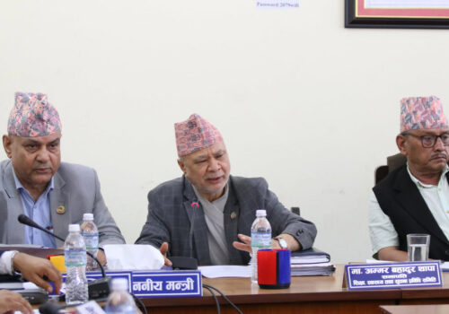 विद्यालय शिक्षा विधेयक पारितका लागि मन्त्री पन्तले फेरि मागे समय