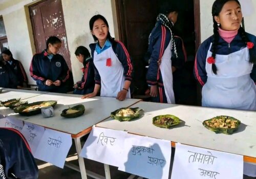 रामेछापमा सम्पन्न भयो विद्यार्थीहरूको ‘फुड फेस्टिबल’